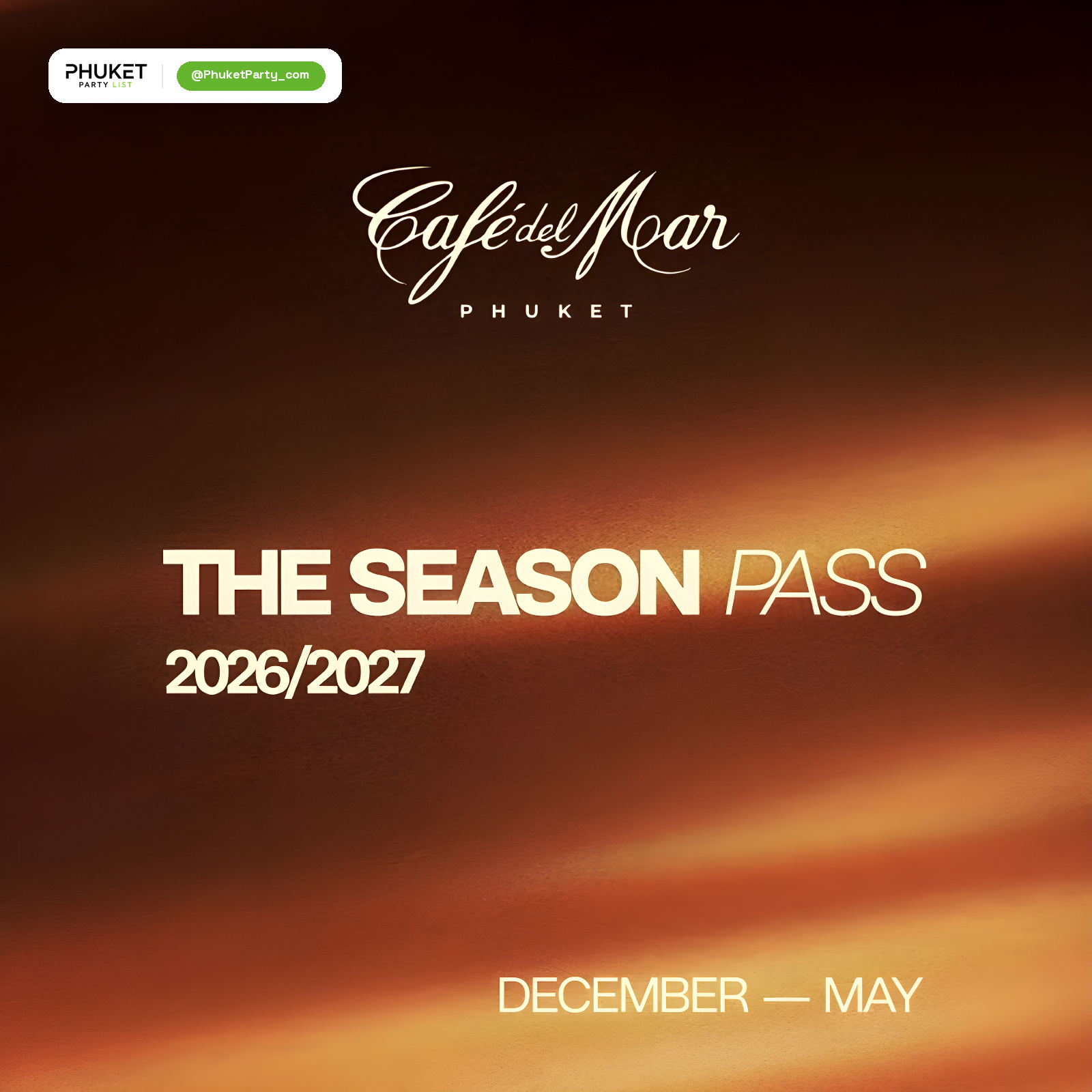 THE SEASON PASS 2026/2027